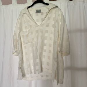 Rachel Comey New Resident Top, white, size 4